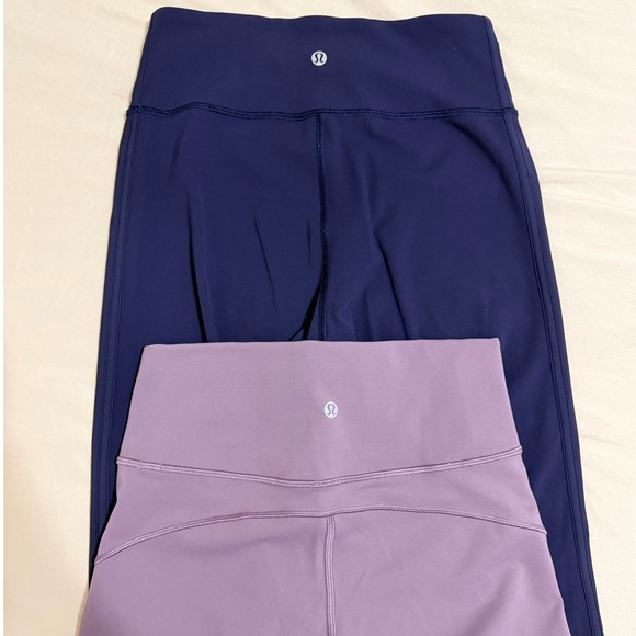 Lululemon Crop Leggings Lot of 2 Size 6 Maeve & Navy - Picture 7 of 13